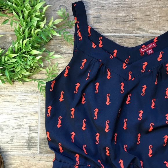 MERONA Seahorse high low sheath dress size ax - Picture 8 of 8